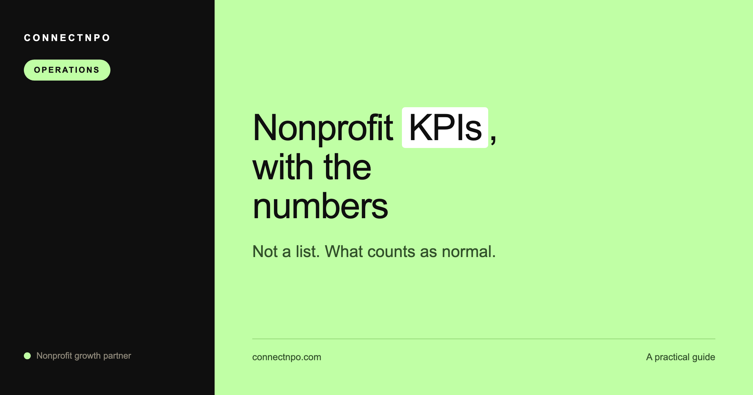 Nonprofit KPIs: 6 Metrics and What Normal Looks Like