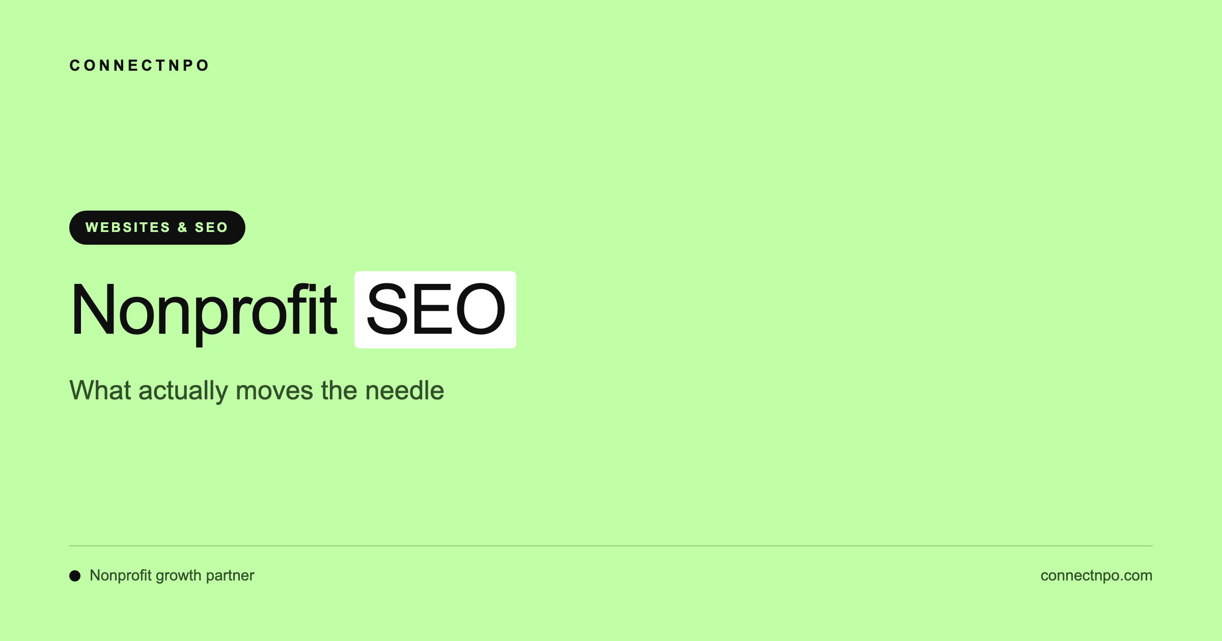 Nonprofit SEO in 2026: What Search Actually Delivers